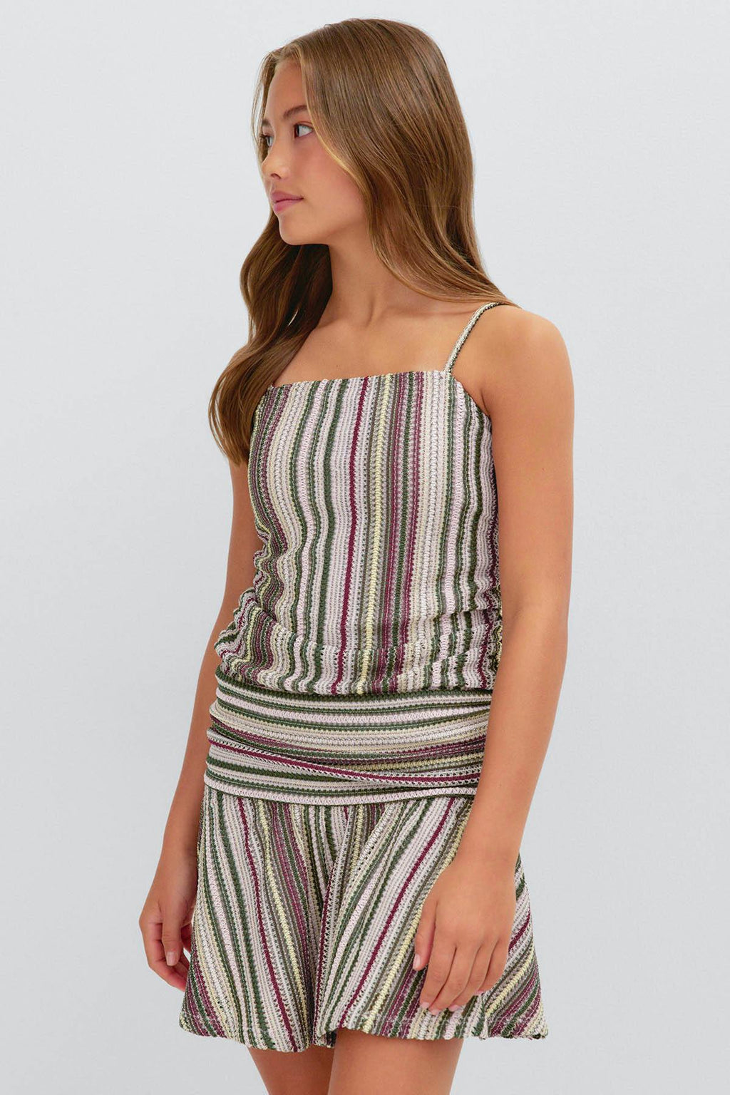 Y stripe dress