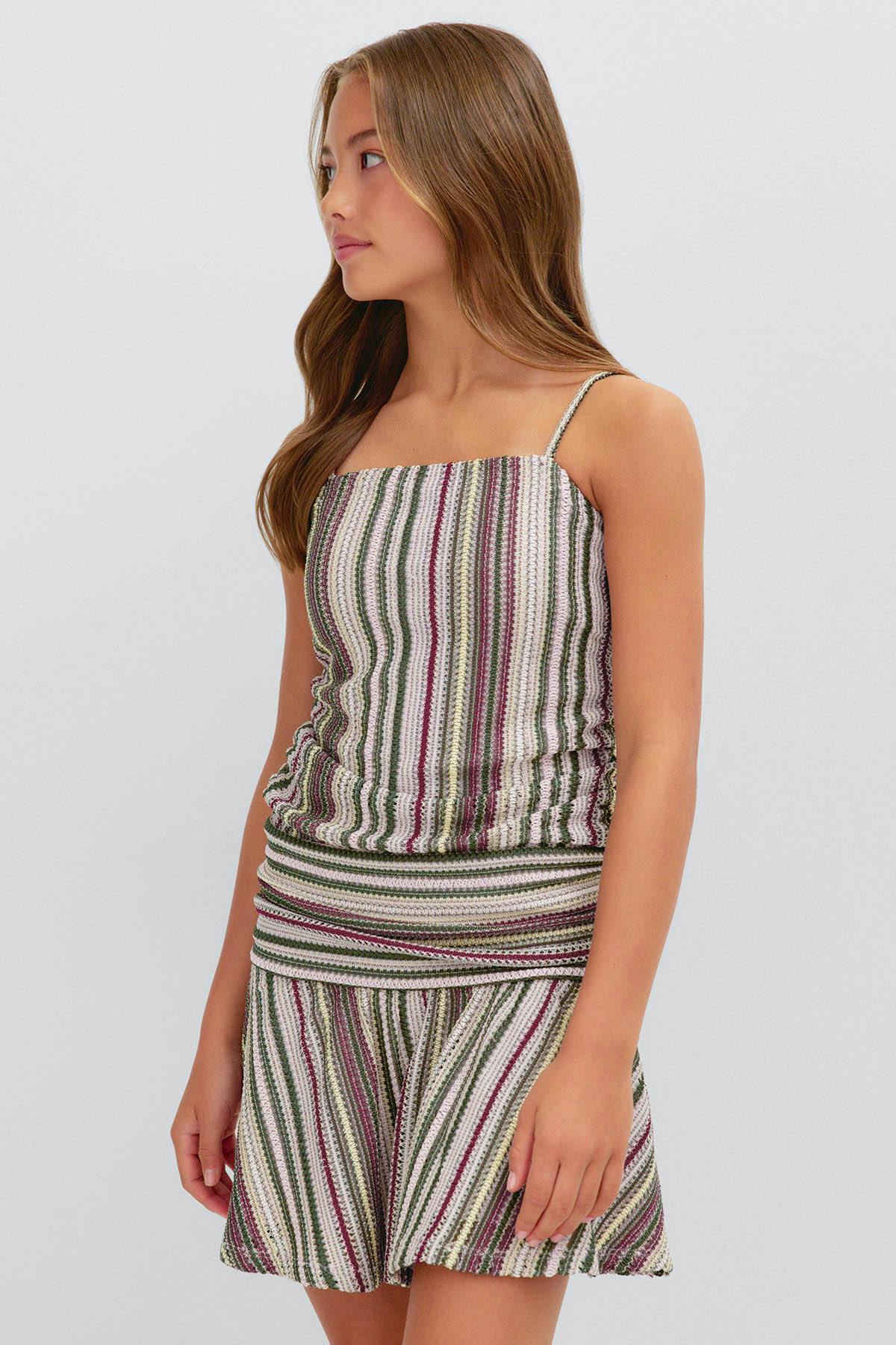 Y stripe dress