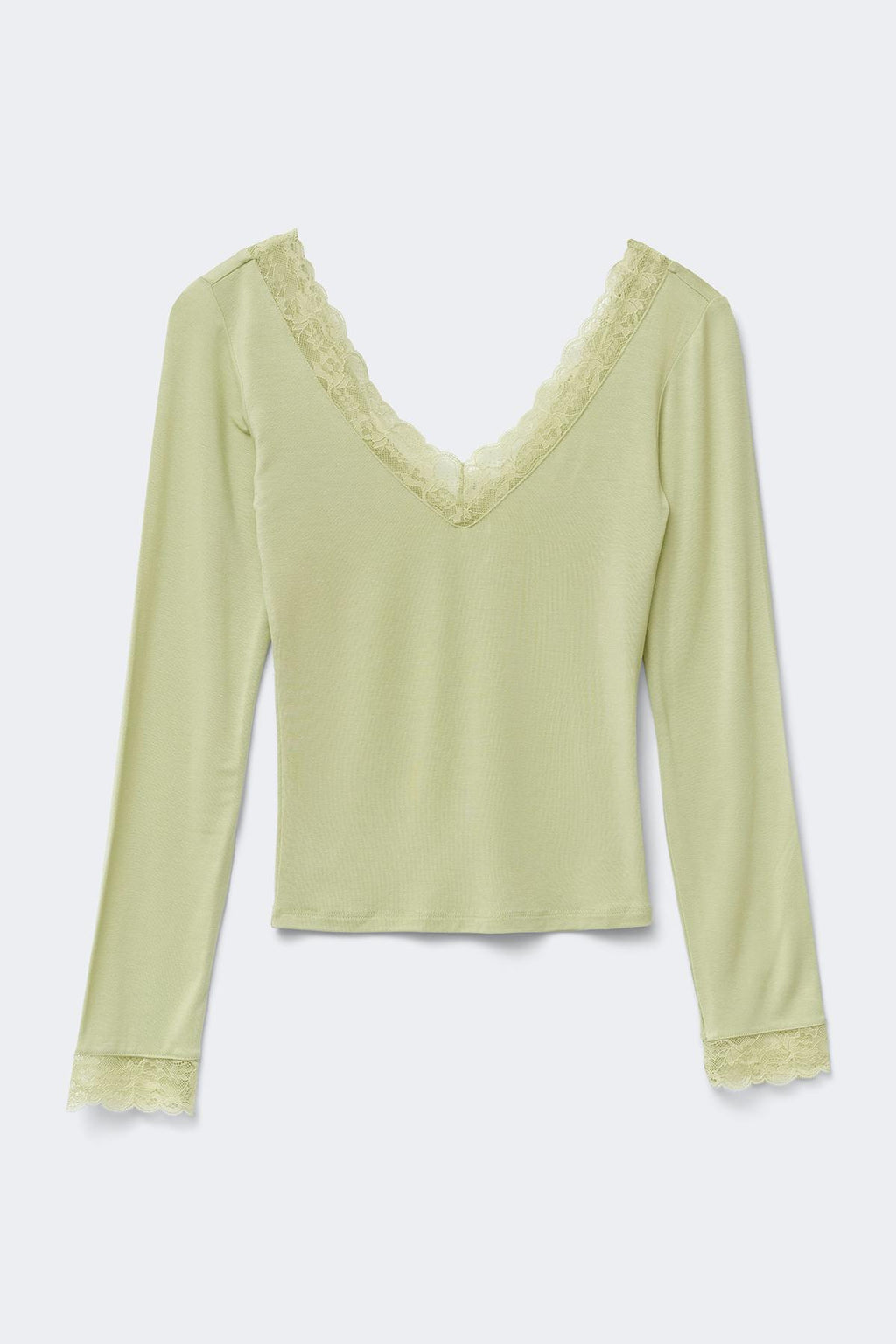 Soft lace loungewear top
