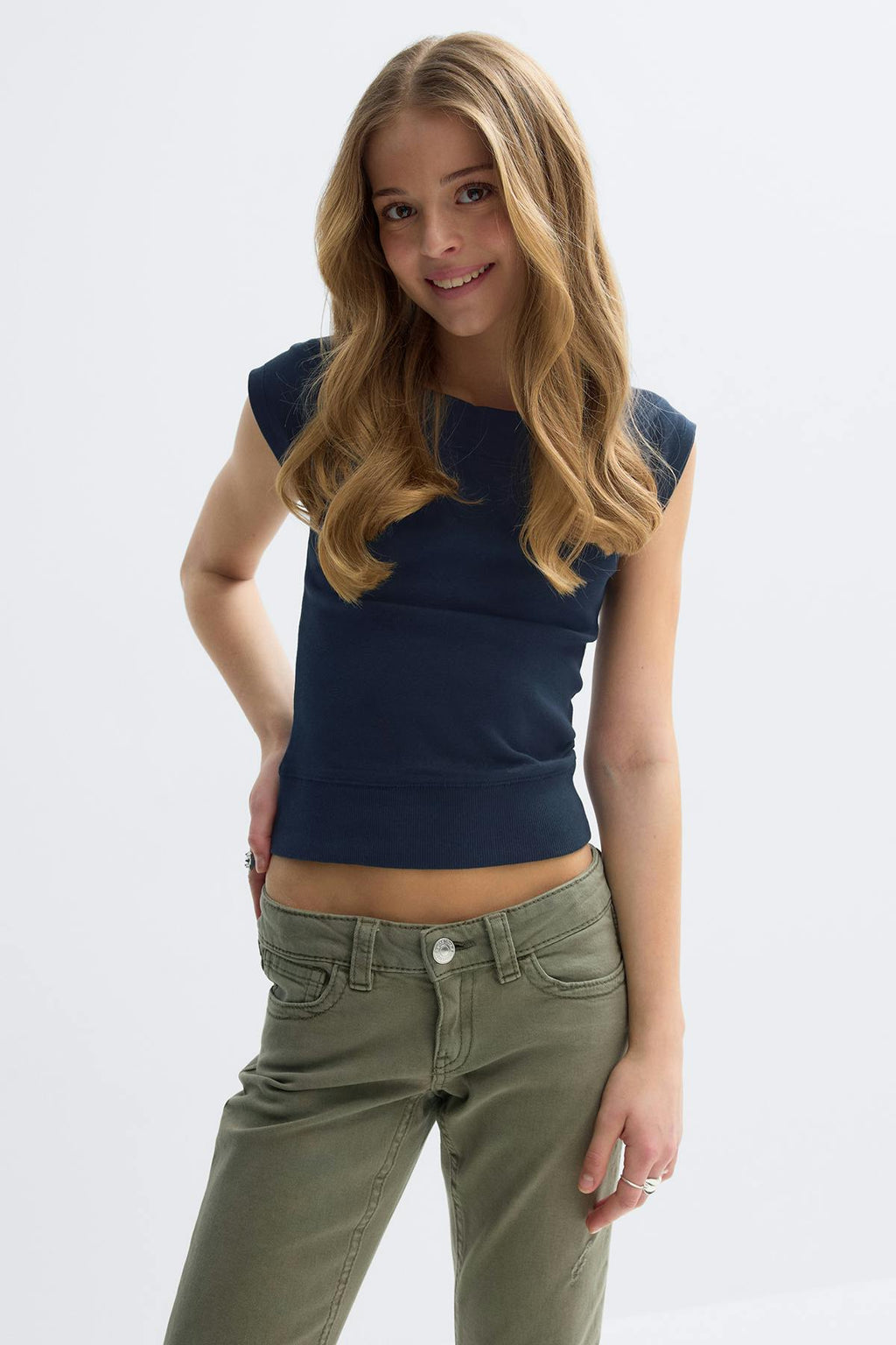 Y short sleeve top