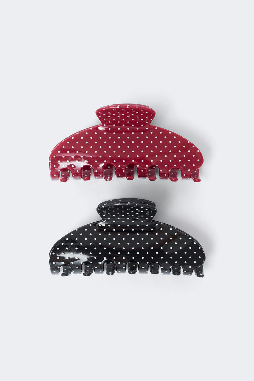2-pack dotted hair clip