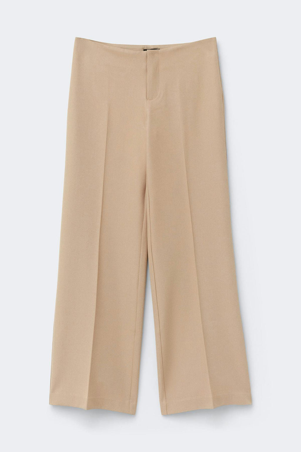 Timeless low straight trousers