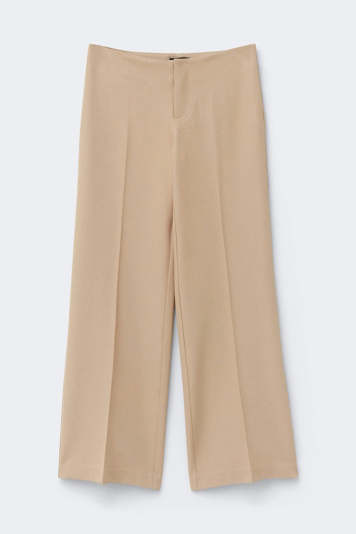 Timeless low straight trousers
