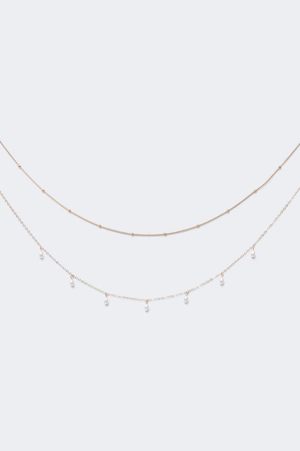 14+ waist pearl chain