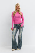 14+ sparkle low flare jeans