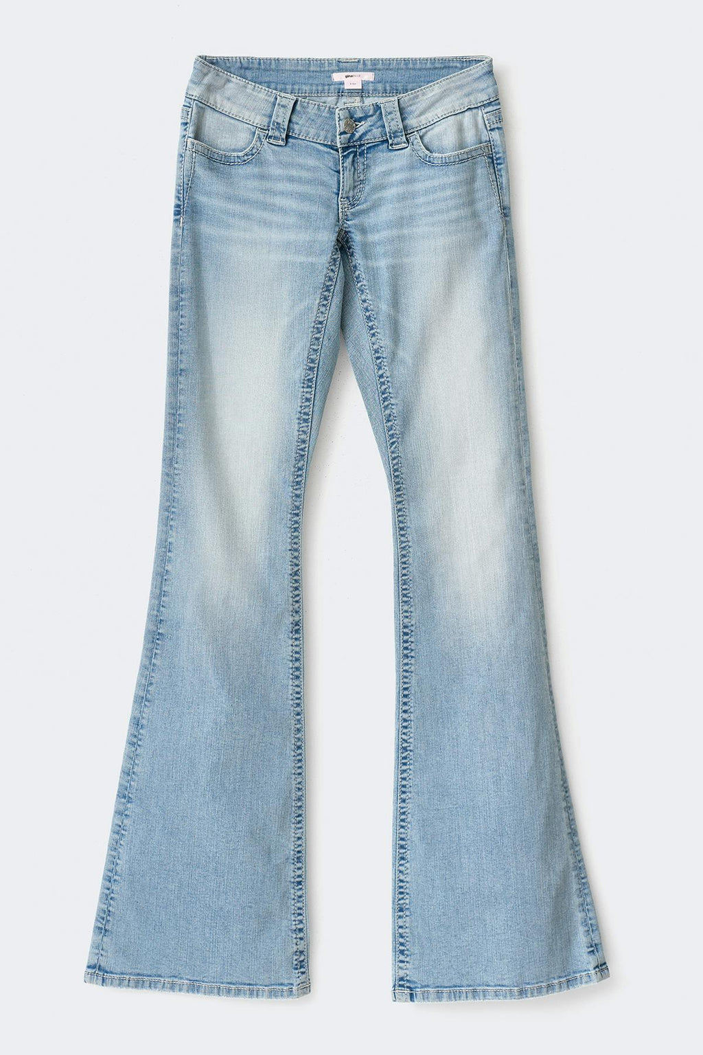 14+ sparkle low flare jeans