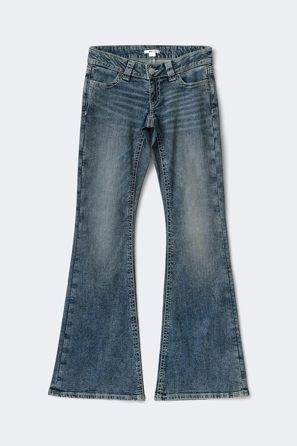 14+ sparkle low flare jeans