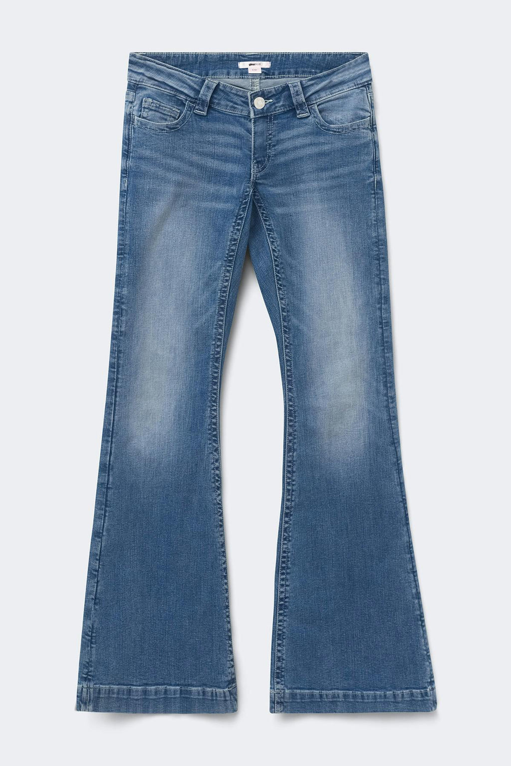 14+ holy low rise flap jeans