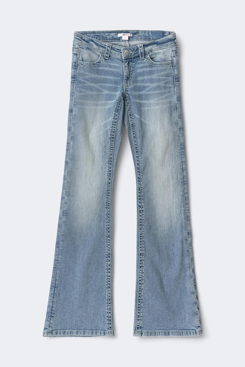 Y sparkle low flare jeans