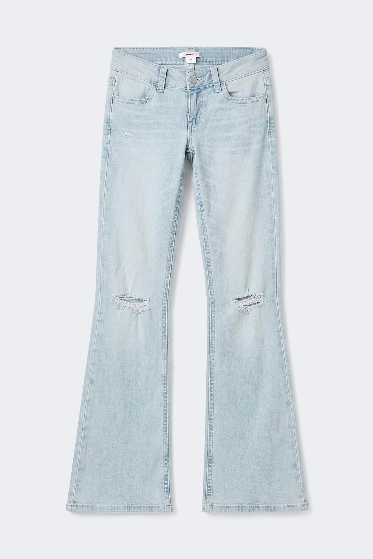 Y sparkle low flare jeans