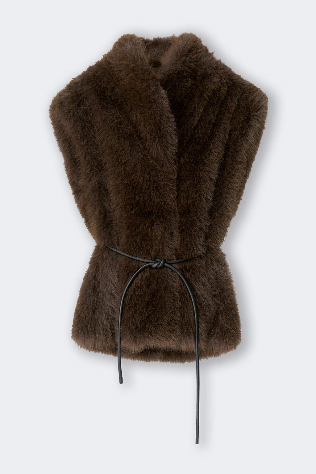 Faux fur vest