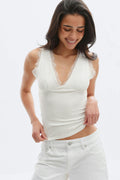 Lace detail tank