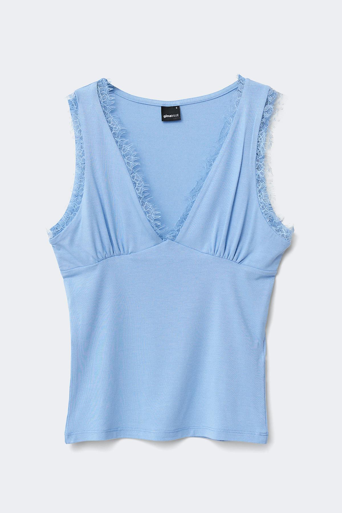 Lace detail tank