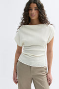 Lacing back top