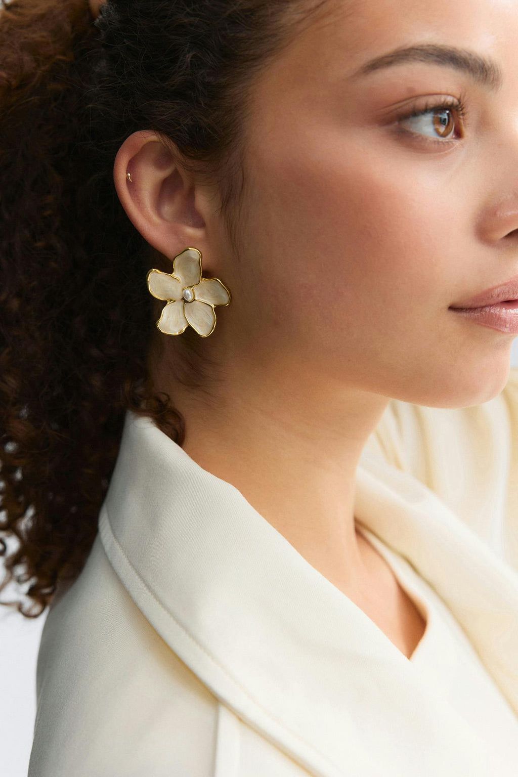 Flower earrings