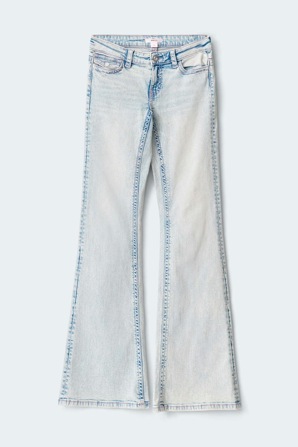 Y angel wings flare jeans