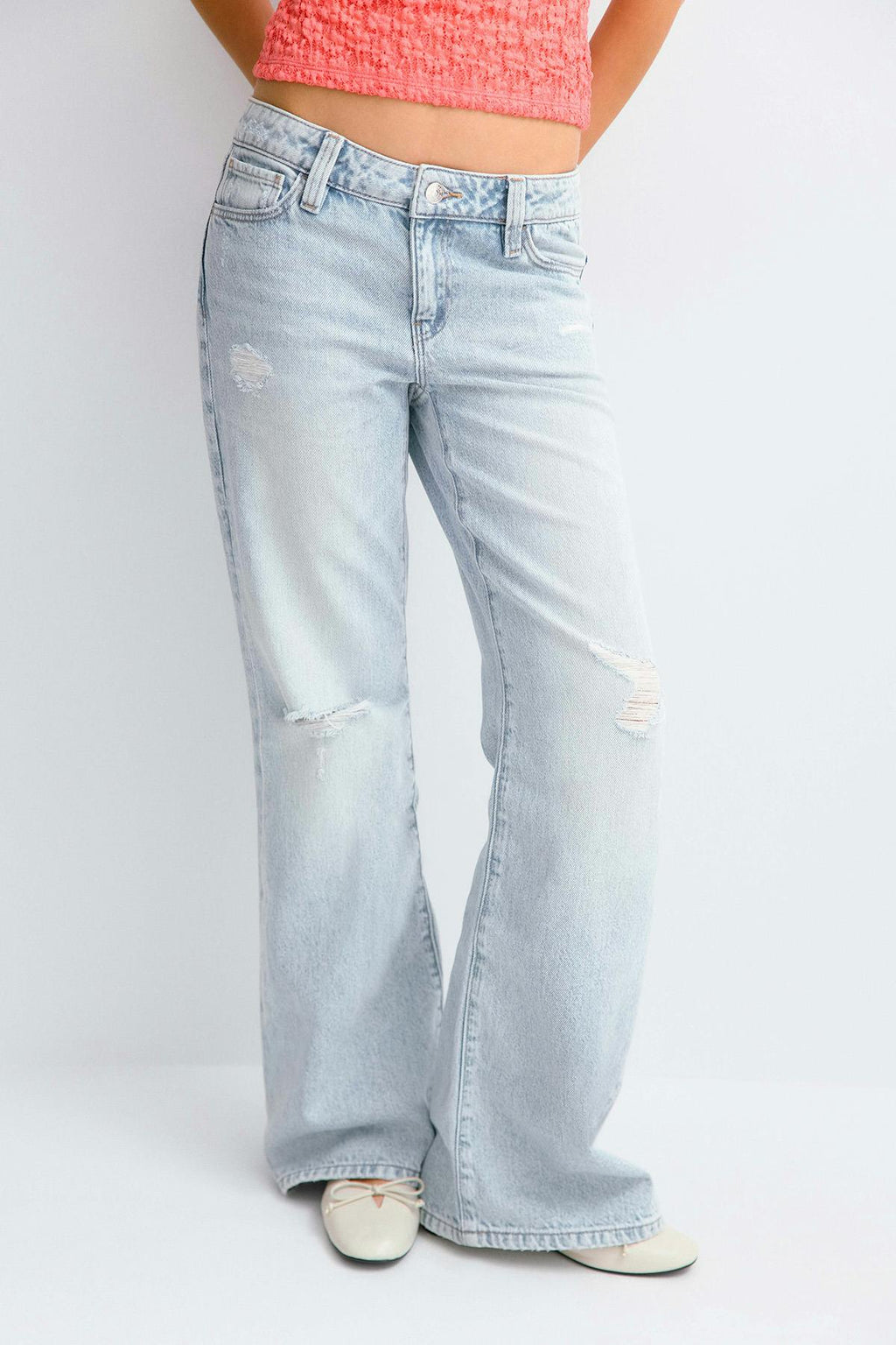 Y lucky loose bootcut jeans