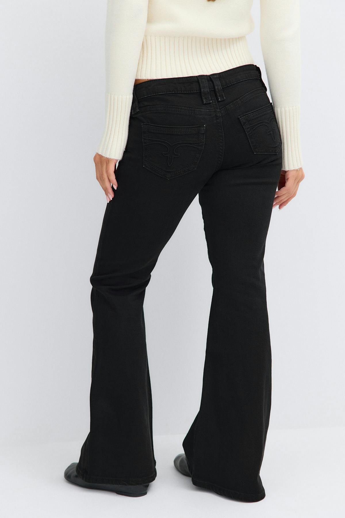 14+ low rise flare jeans