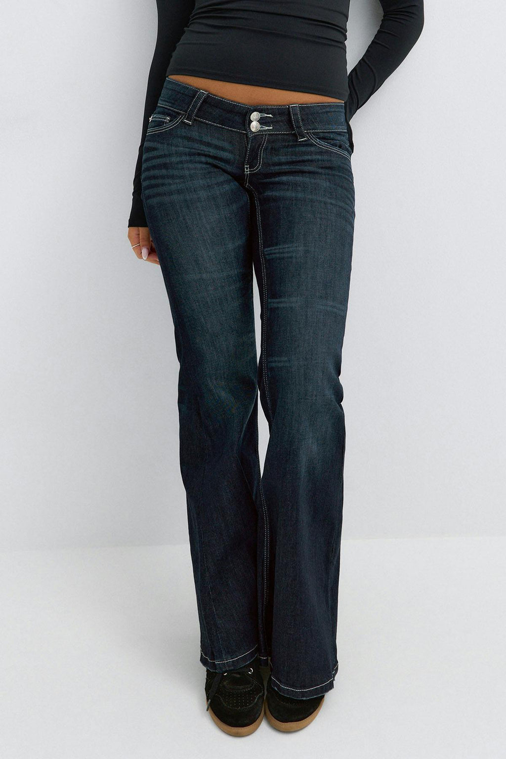 14+ hip hug ultra flare jeans