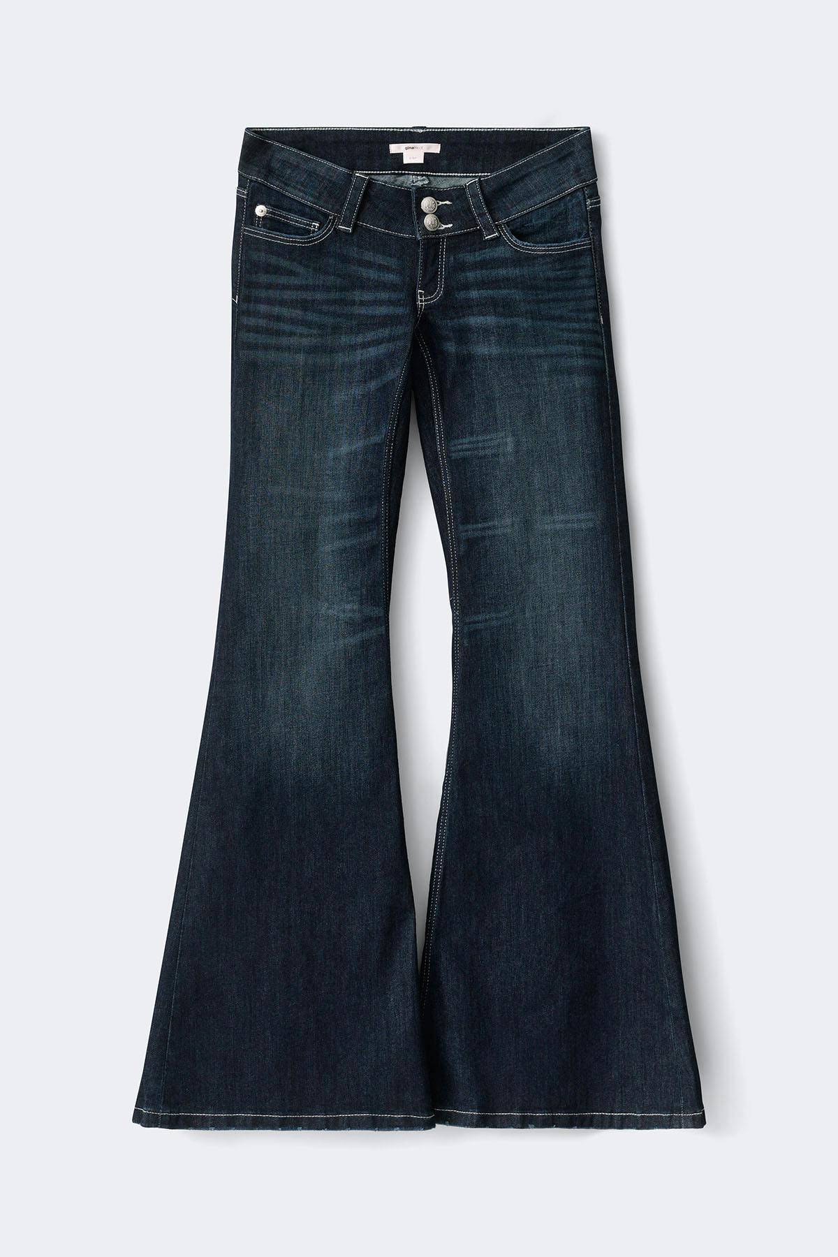 14+ hip hug ultra flare jeans