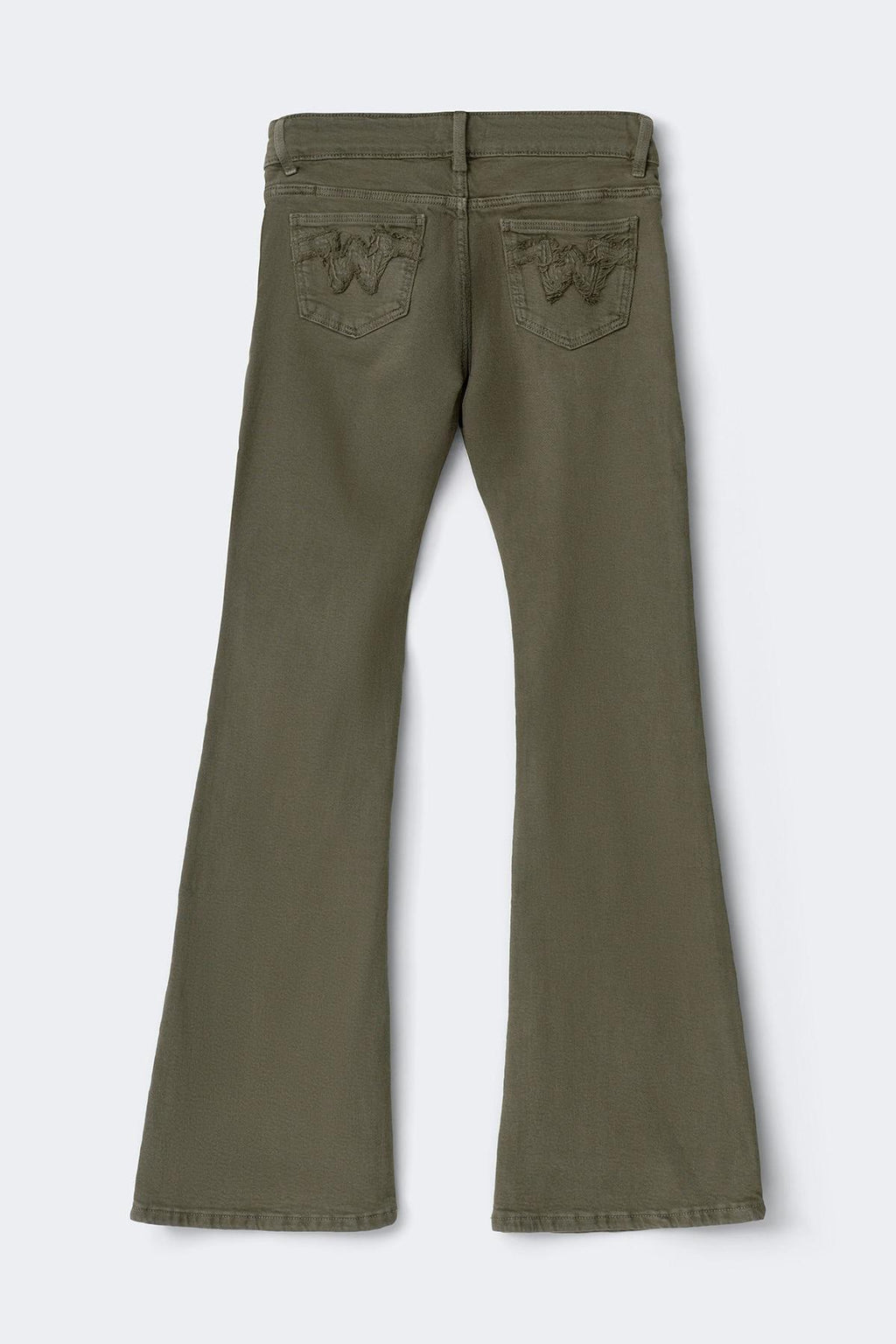 14+ pleated flare jeans