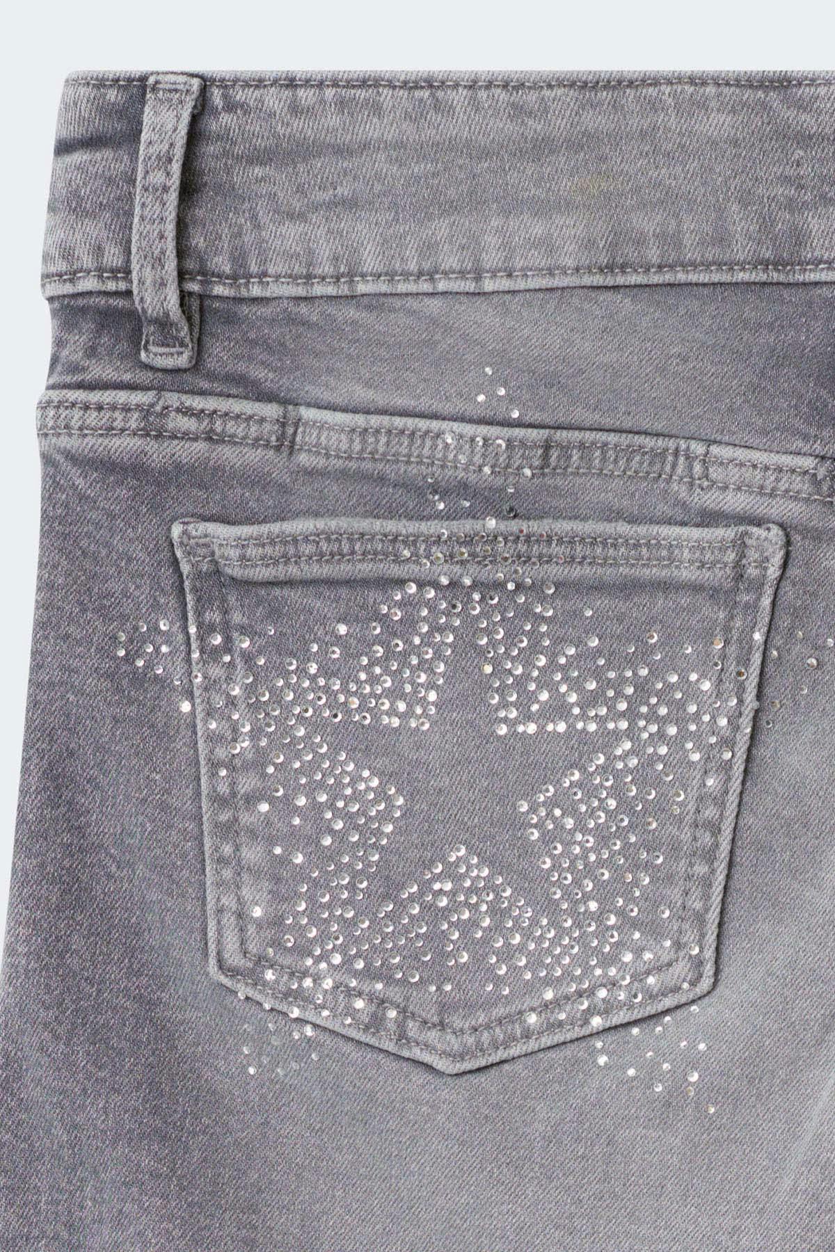 14+ pleated flare jeans