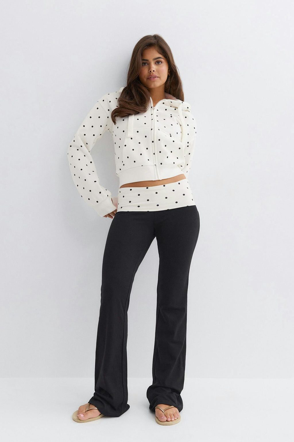 14+ low waist fold trousers
