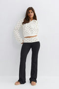 14+ low waist fold trousers