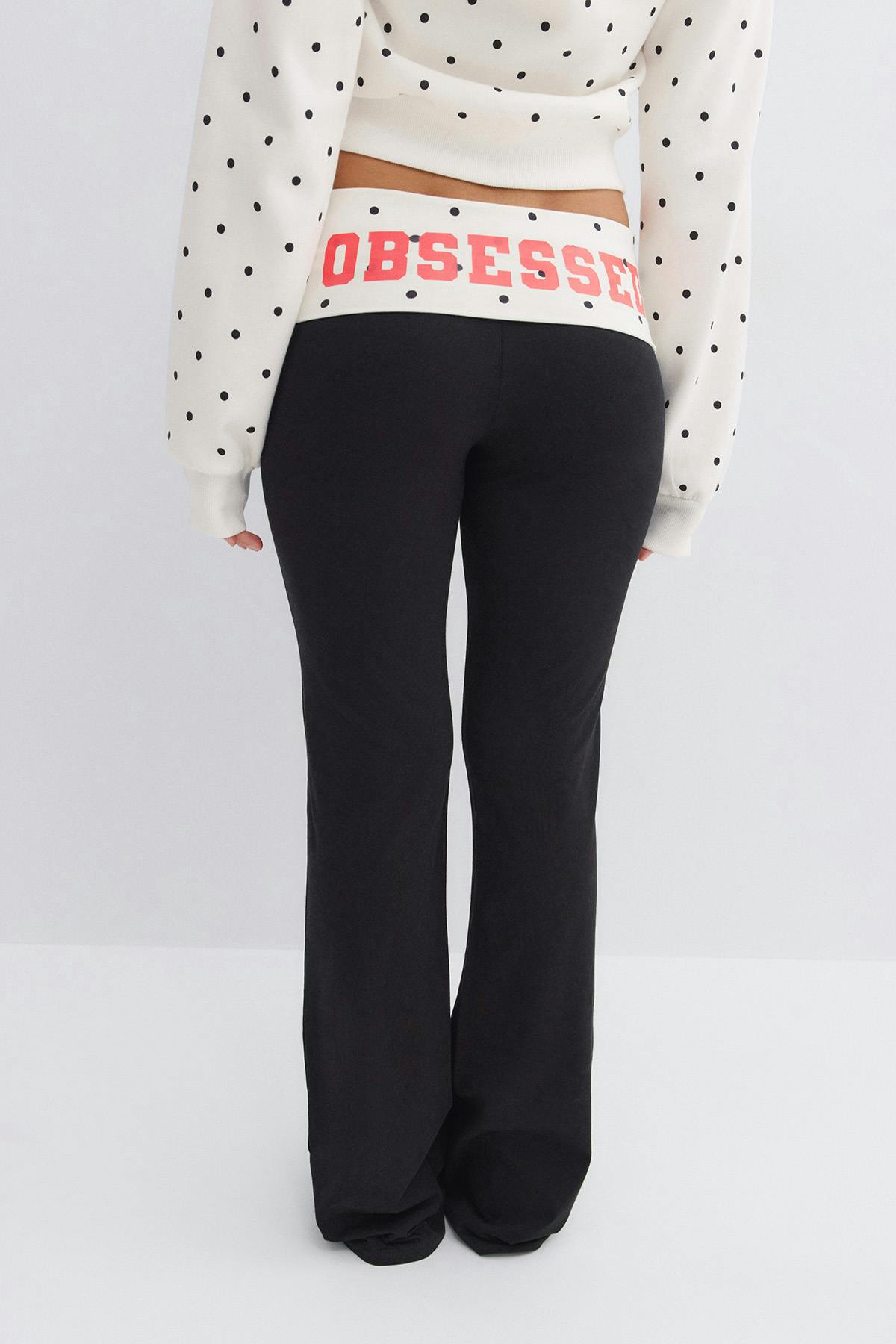 14+ low waist fold trousers