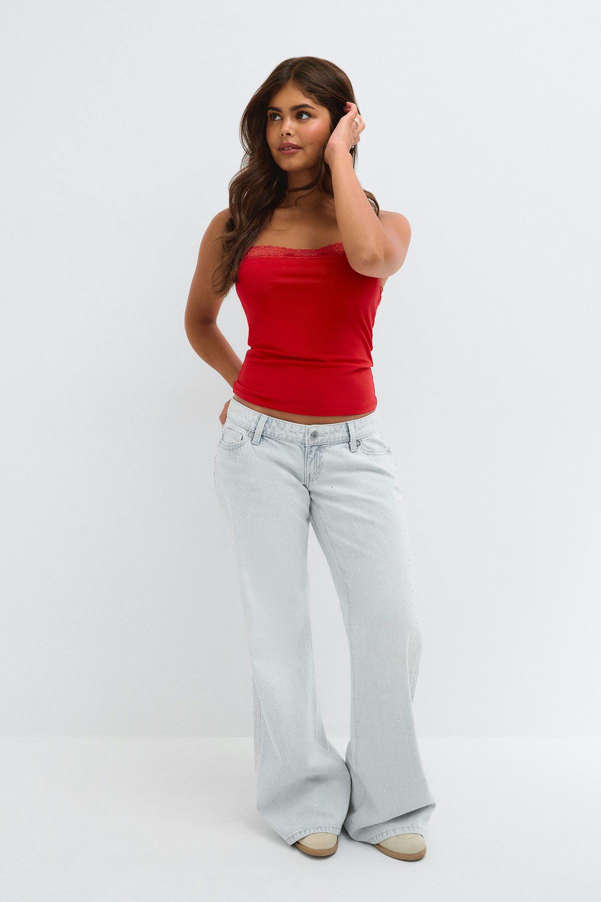 14+ cali dream low rise jeans