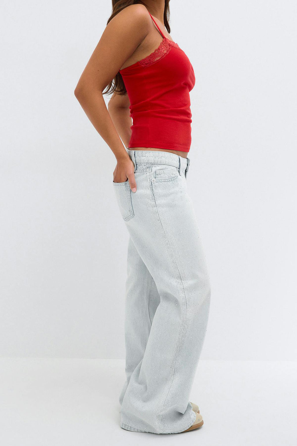 14+ cali dream low rise jeans