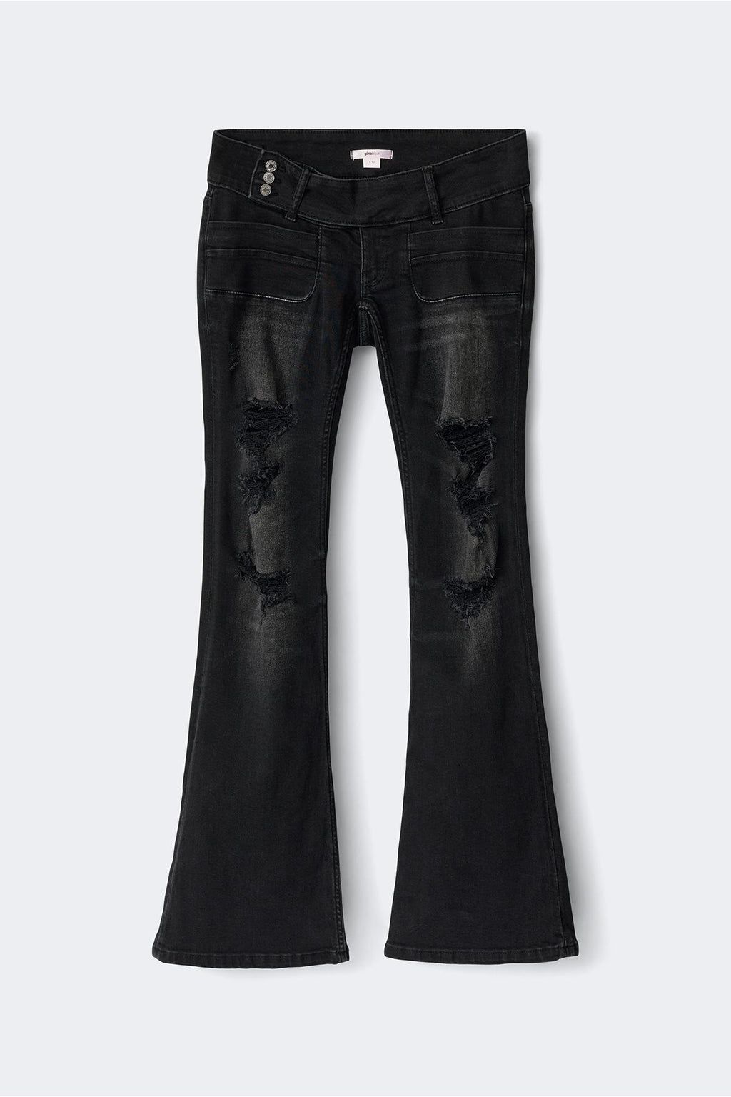 14+ x-tra low pleated jeans