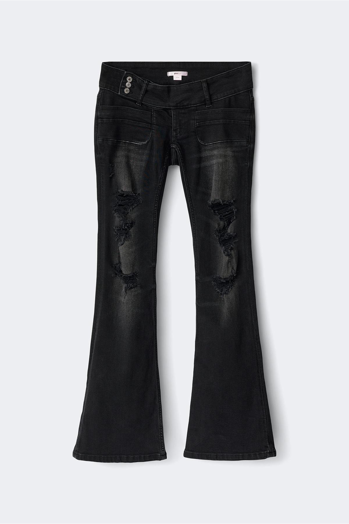 14+ x-tra low pleated jeans