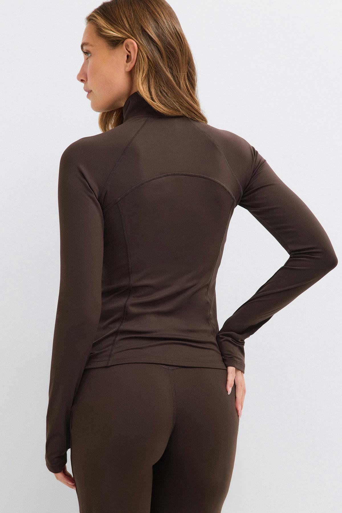 Zip yoga jacket