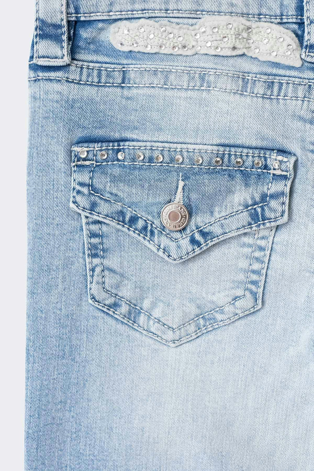 14+ angel wings flare jeans