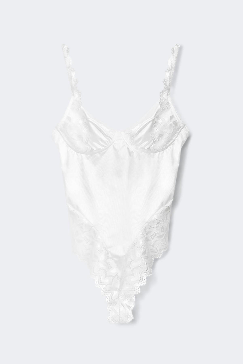 Lace detail body
