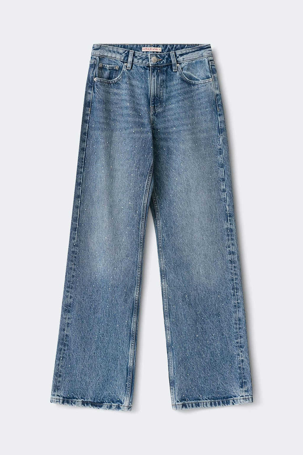 Rebel rhinestone jeans