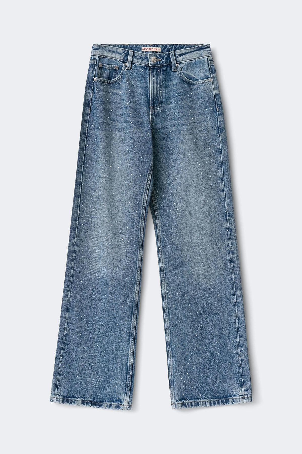 Rebel rhinestone jeans