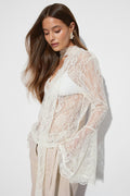 Lace long sleeve top