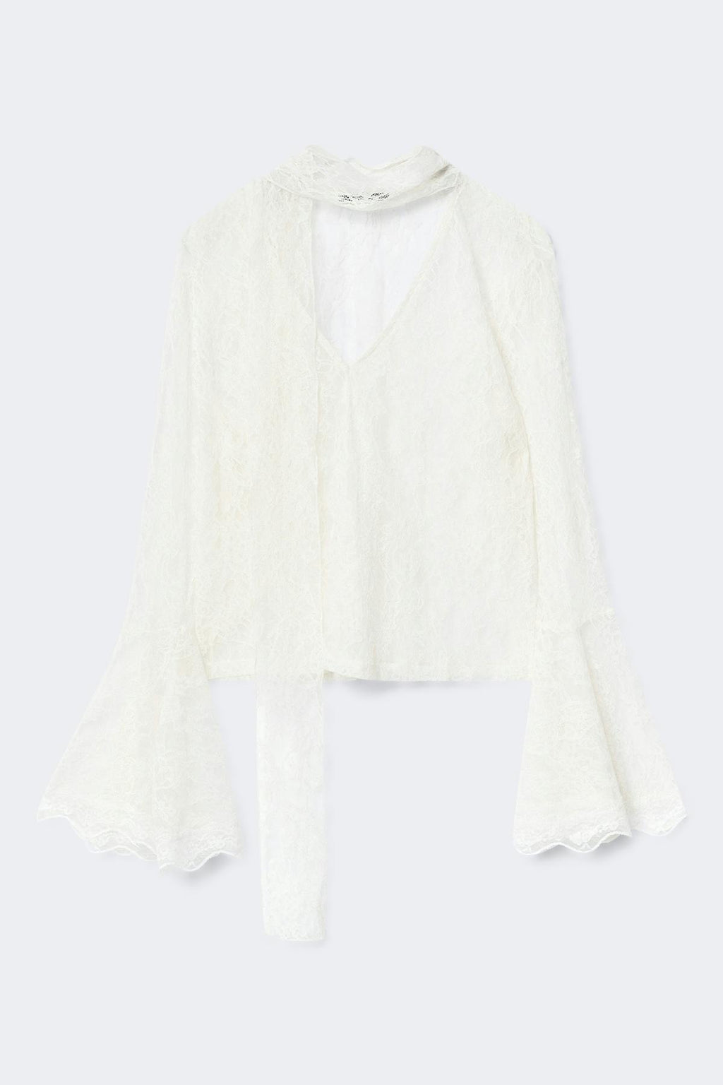 Lace long sleeve top