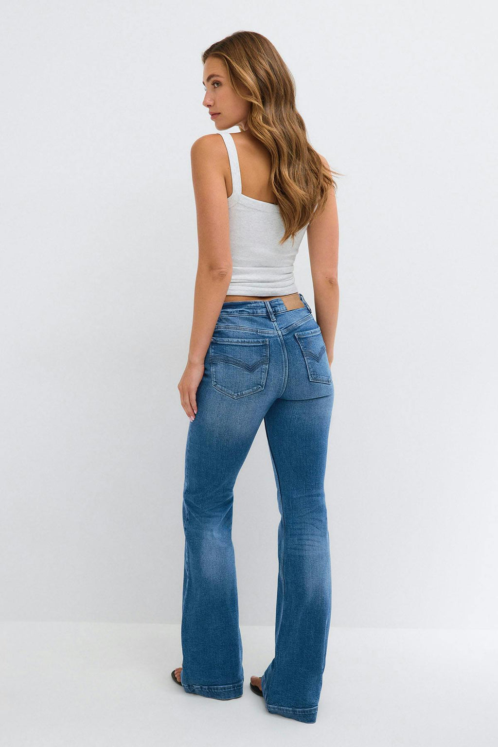 Shape up flare jeans