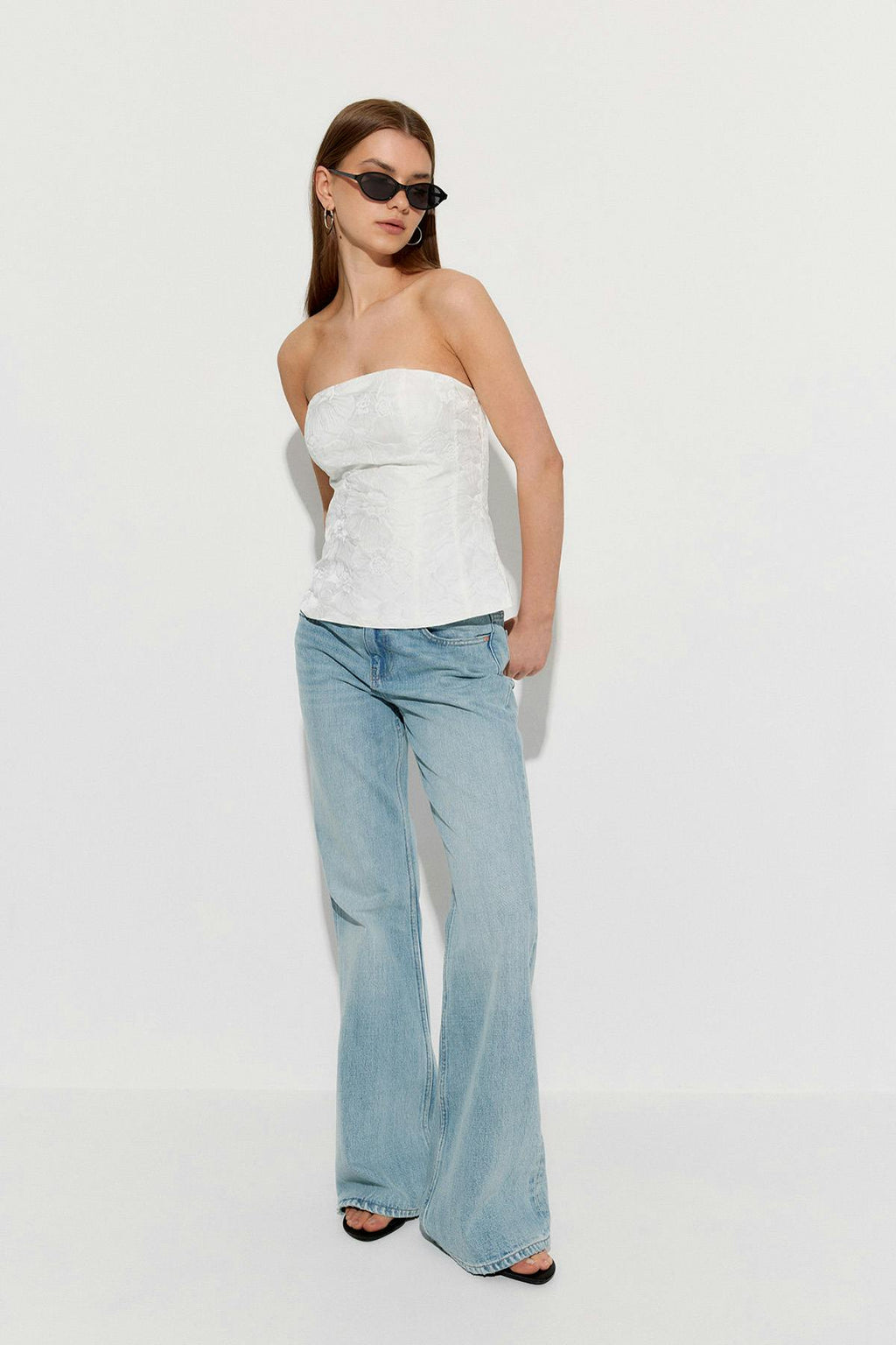 Brocarde corset top