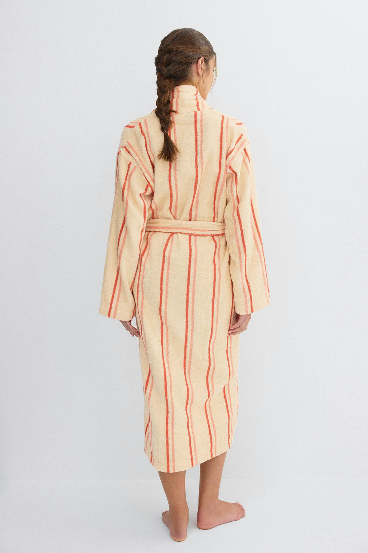 Soft terry bathrobe