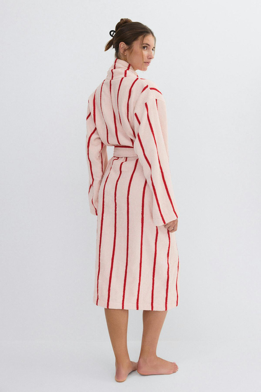 Soft terry bathrobe