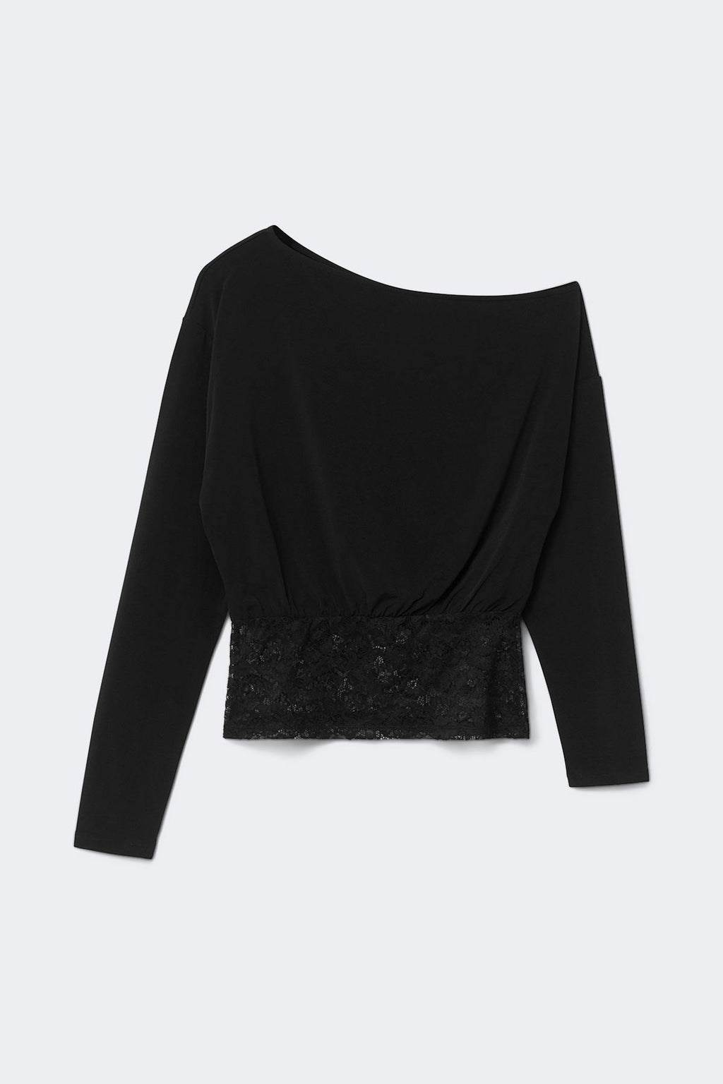 Slouchy lace top