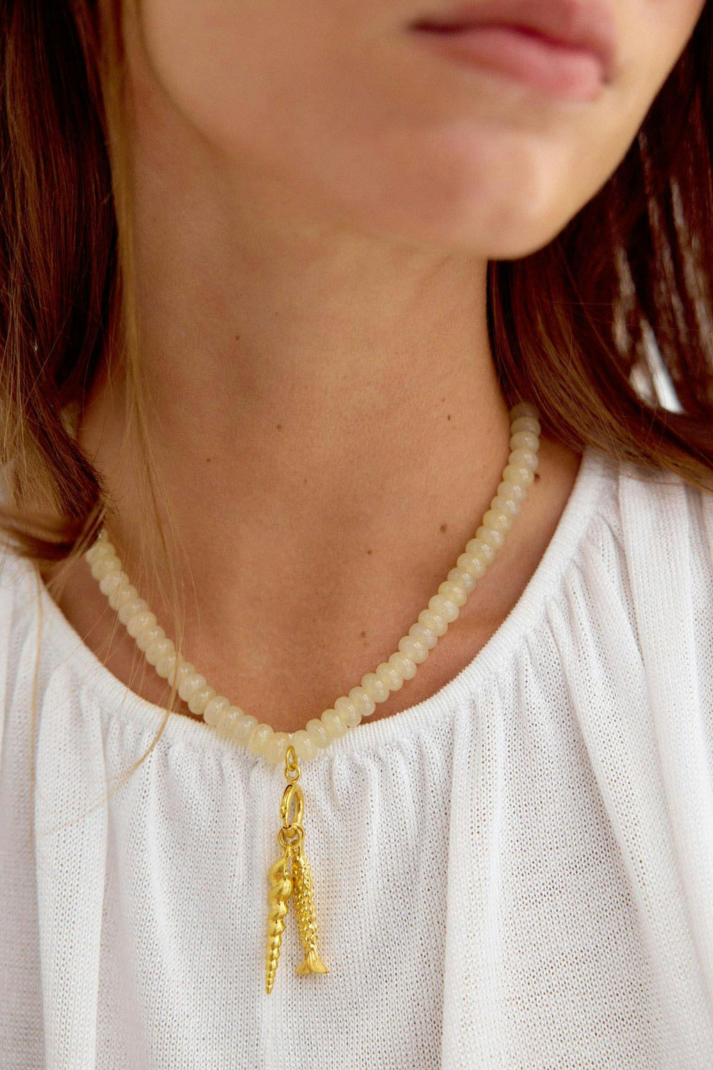 Sea charm necklace