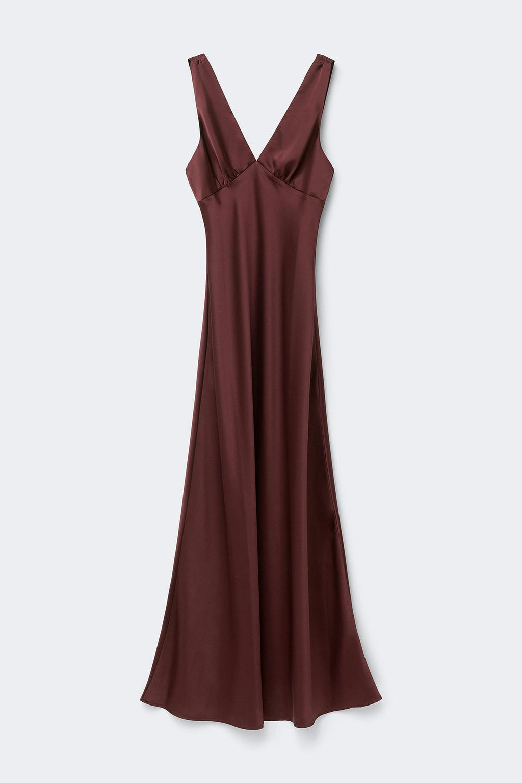 Satin maxi dress