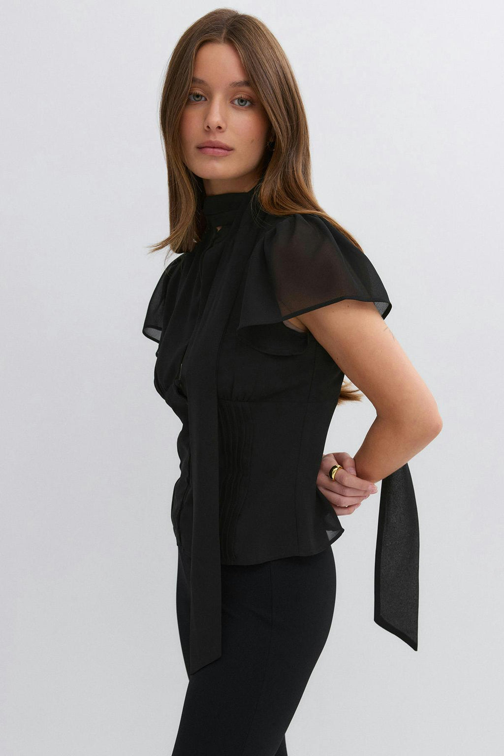 Sheer blouse