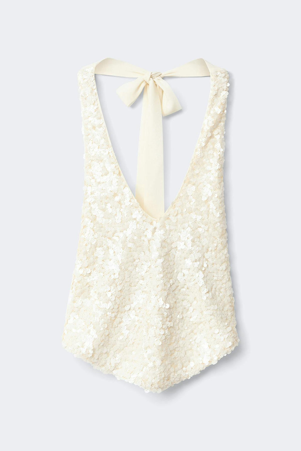 Sequin halterneck top