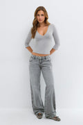Rebel low wide jeans